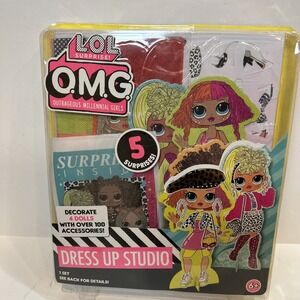 NEW LOL Surprise! OMG Dress Up Studio Horizon Group USA Decorate 4 Dolls DIY Kit